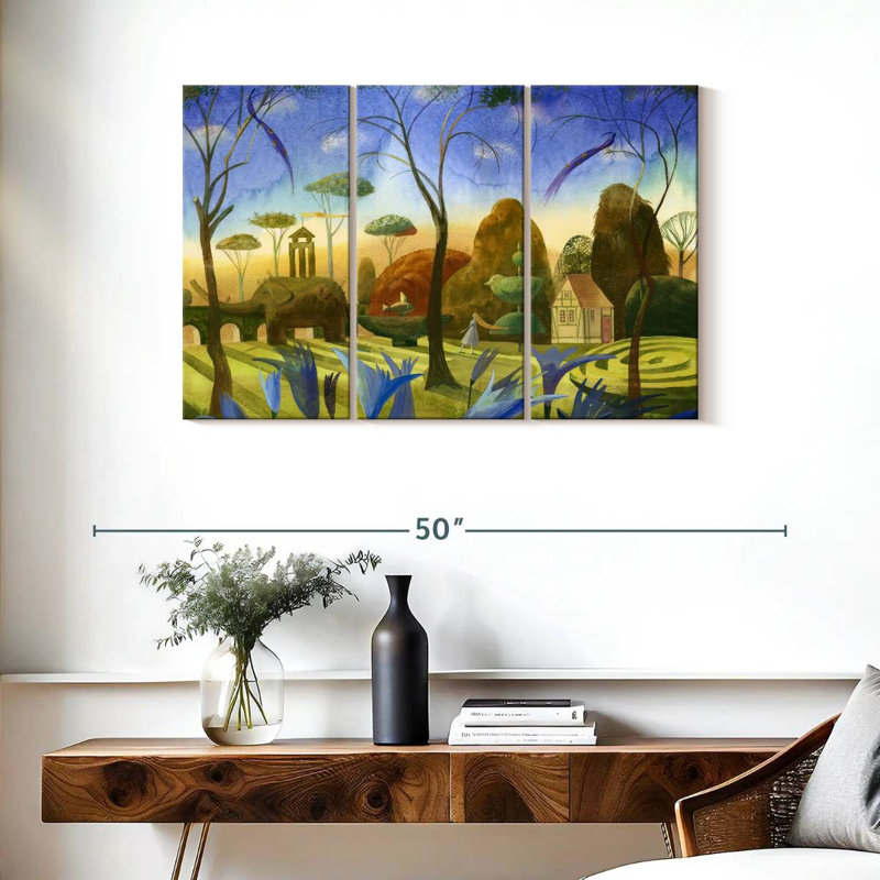 Senne The Magic Garden, 24" H x 38" W