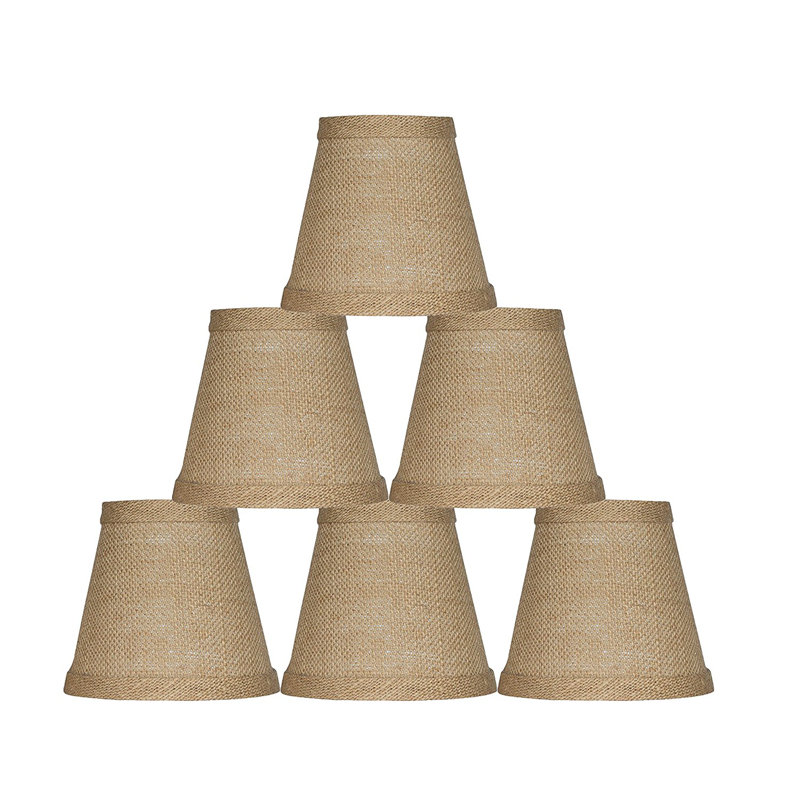 4.5'' H Burlap Empire Lamp Shade