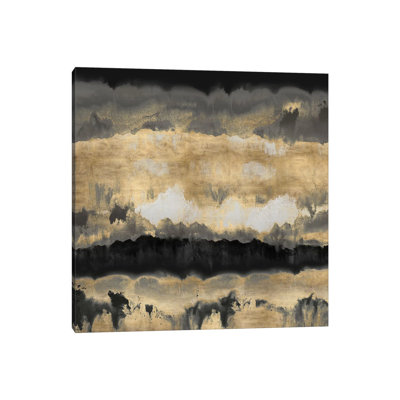 Toile en métal Steemplix - Spectrum en or et noir par Rachel Springer
