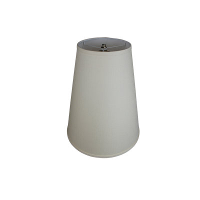 17.75" H x 15" W Empire Lamp Shade - (Spider Attachment) in Linen