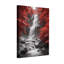 «Plants & Flowers Red Leaves Waterfall Nature Landscape», reproduction d'art-228829326