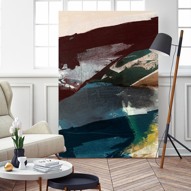 «Obscure Abstract Vi», reproduction d'art sur toile géante 72 po x 48 po