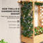 Outsunny Garden Planter with Trellis, Natural-1897594208