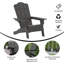 Chaise Adirondack en plastique Collis-88681408