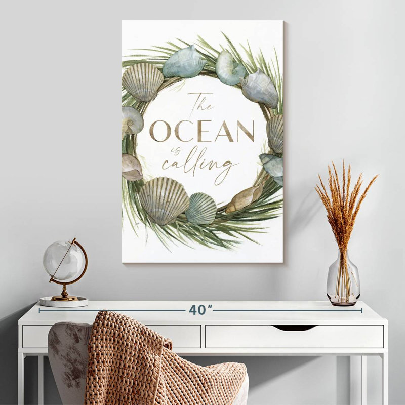 Couronne Tergel The Ocean Calling, H 30 po x l 20 po
