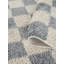 Chester Living Room Shaggy Area Rug Modern - Contemporary Checkered Design 30Mm Plush Pile Jute Backing Soft Woven Carpet -Hallway Indoor Rug, Duck Egg Blue-582015992