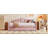 Sophia Velvet Upholstered Daybed with Trundle & USB Charging Ports-118012530