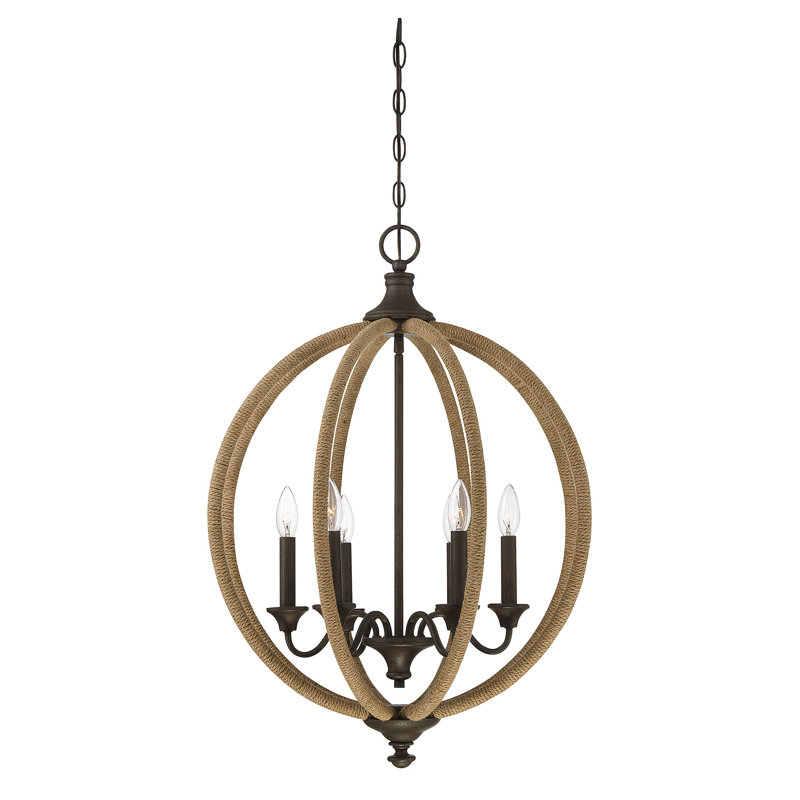 Lustre 6 lumières façon bougie Warwickshire