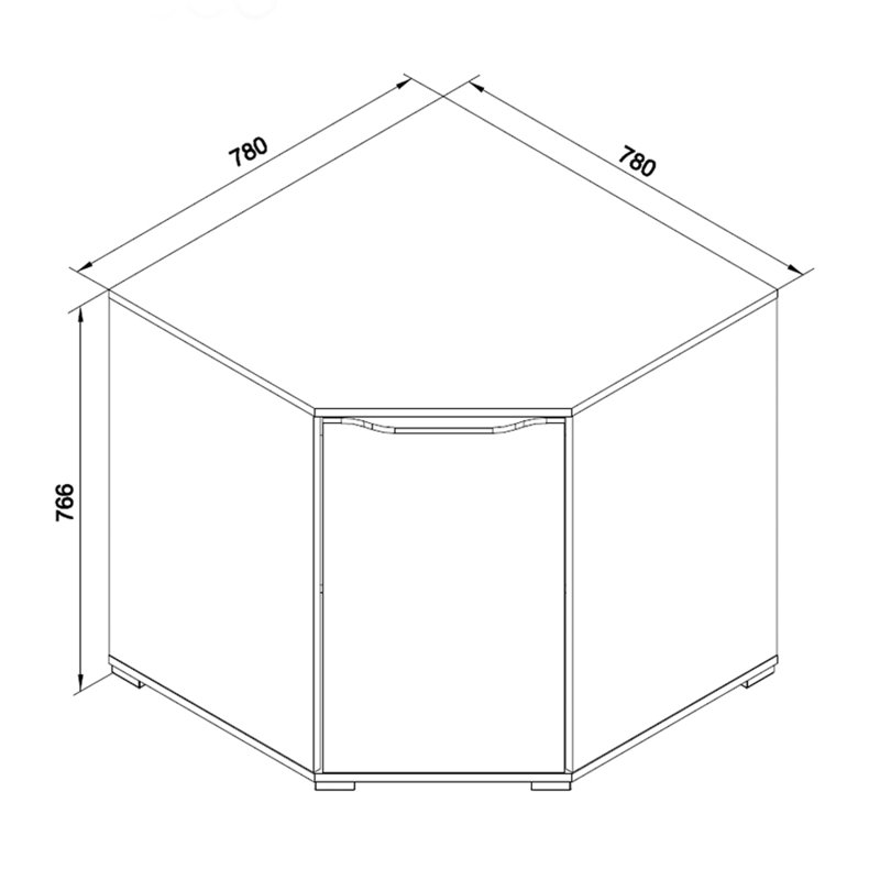 Syrna 78 cm W Chest of Drawers