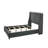 Hawys Upholstered Microfiber / Microsuede Standard Bed