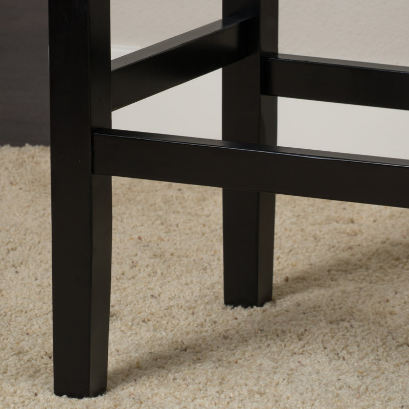 Williar Upholstered Counter Stool with Solid Wood Frame
