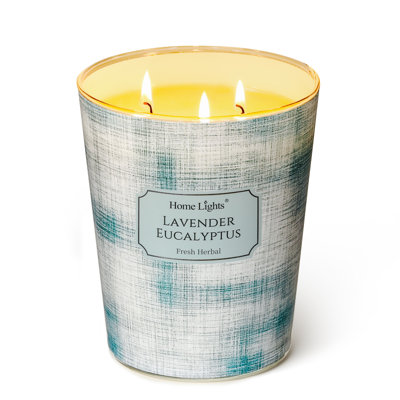 Lavande, eucalyptus | Bougies parfumées 3-Wick Homelights