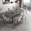 Table rectangulaire en bois massif de style Wabi-sabi-104765725