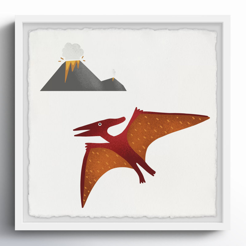 Triptyque dinosaur world, H 12 po x l 12 po x P 1,5 po