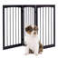 Maone Wood Free Standing Pet Gate