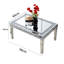 Diamonds Mirrored Top Glass Coffee Table