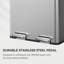 Poubelle double pour recyclage Eko Edison