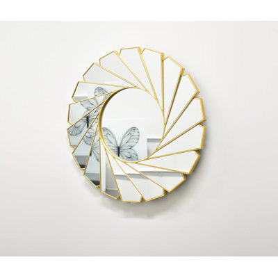 Glass Round Wall Mirror