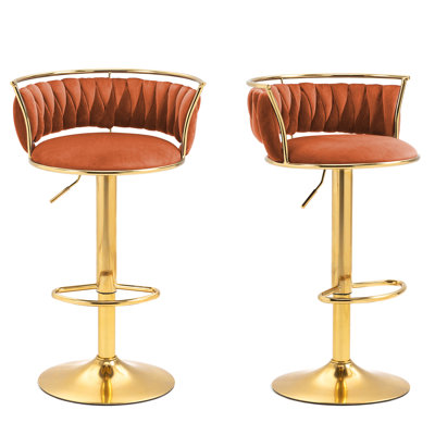 Christal Height Adjustable Swivel Bar Stool