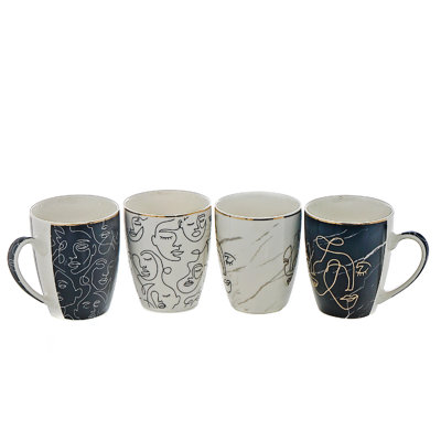 Ensemble de 4 tasses en céramique