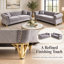 Chisholm 160 " Velvet Sofa-1511562144