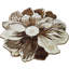 Tapis botanique à motif floral rose Baity-1171818952