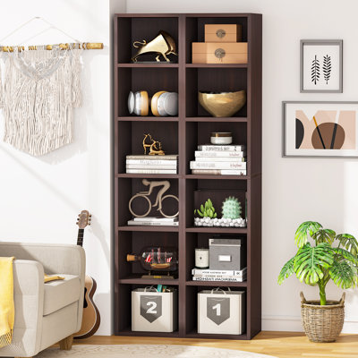Ensemble de bibliothèques cubes H 70,87 "x l 11,81" Chingford 