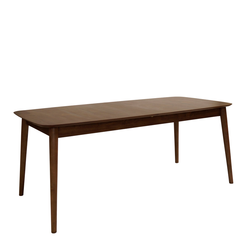 McGuffey Extendable Dining Table, Smoked Oak