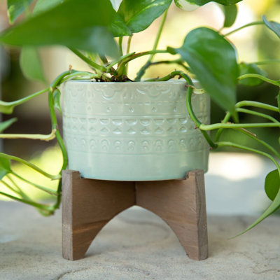 Pot à fleurs en céramique Isom