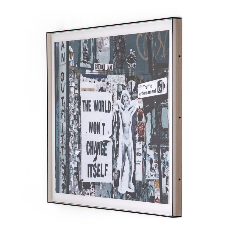 World Wont Change Itself Print by Annie Spratt