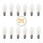 Ampoule à culot variable 25 watts E12 / candélabre à intensité variable 2500K Himalayan