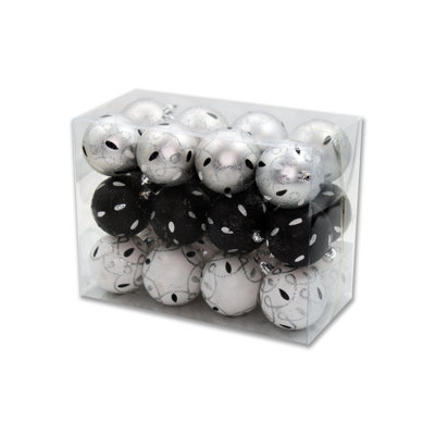Ensemble de 24 boules de Noël en forme de boule