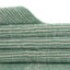 Tapis rayé en laine tissé à la main Colyt en vert / blanc-1412633589