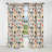 Scandinavian Yellow And White Collage II - Floral Curtain - Blackout Curtain - 1 Panels-107546855