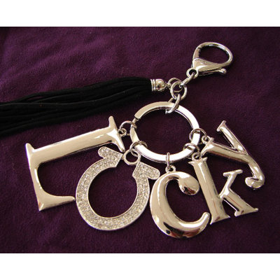 Porte-clés avec PAMPILLE Lucky Amulet