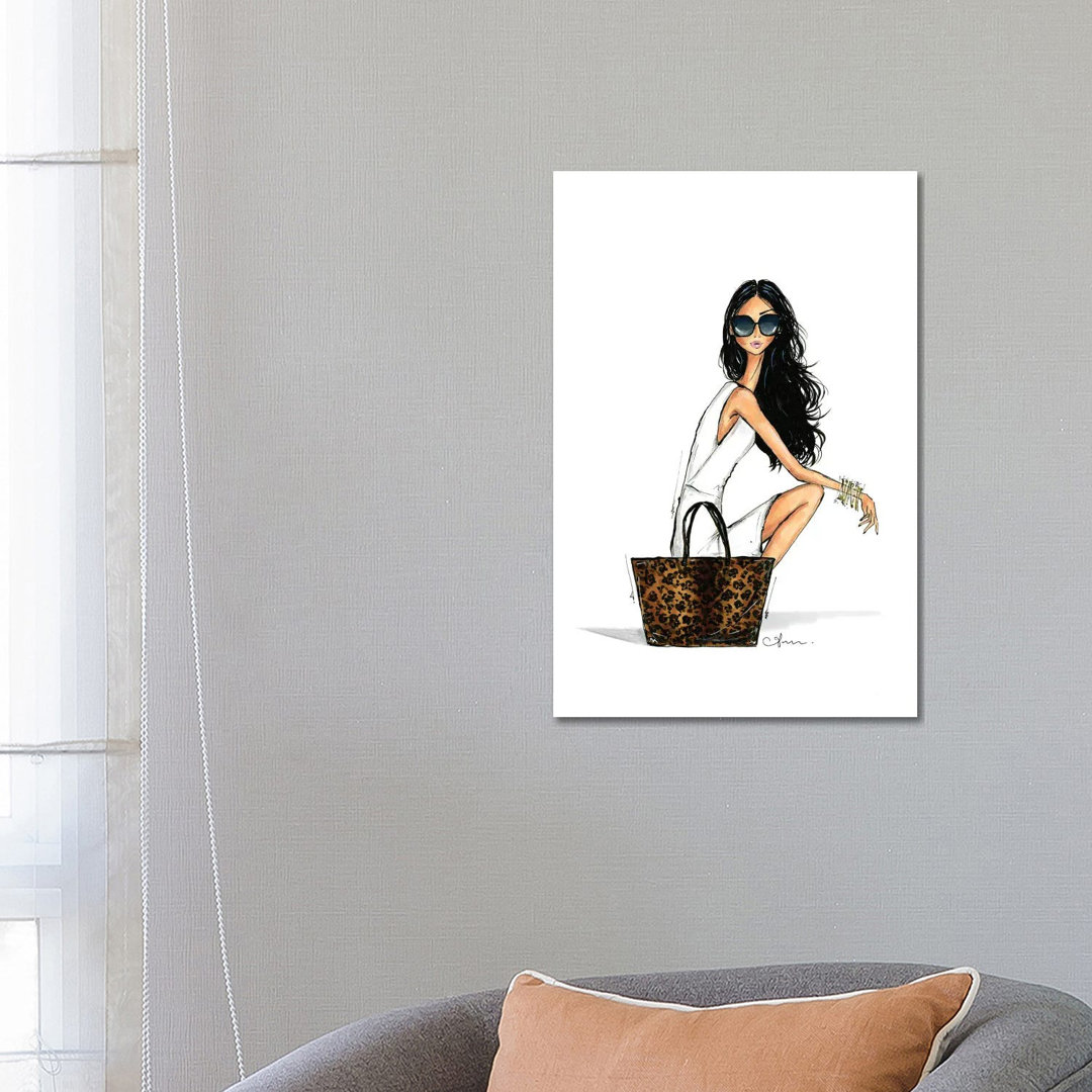 Leopard Tote von Anum Tariq - Giclée auf Leinwand in der Galerie