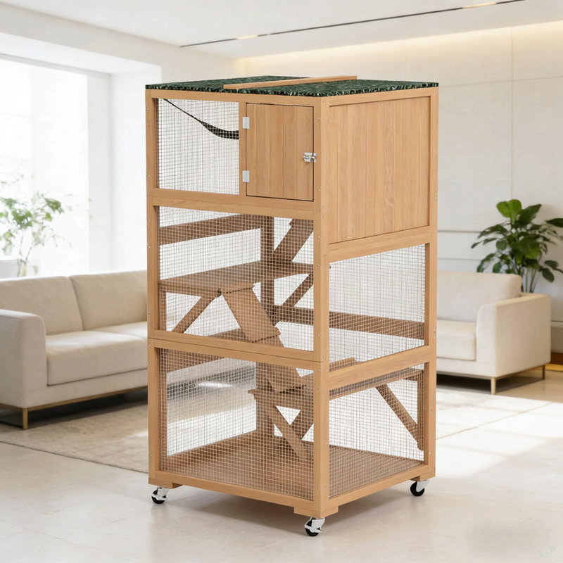 Maison d'extérieur en bois pour chat, maison pour animaux