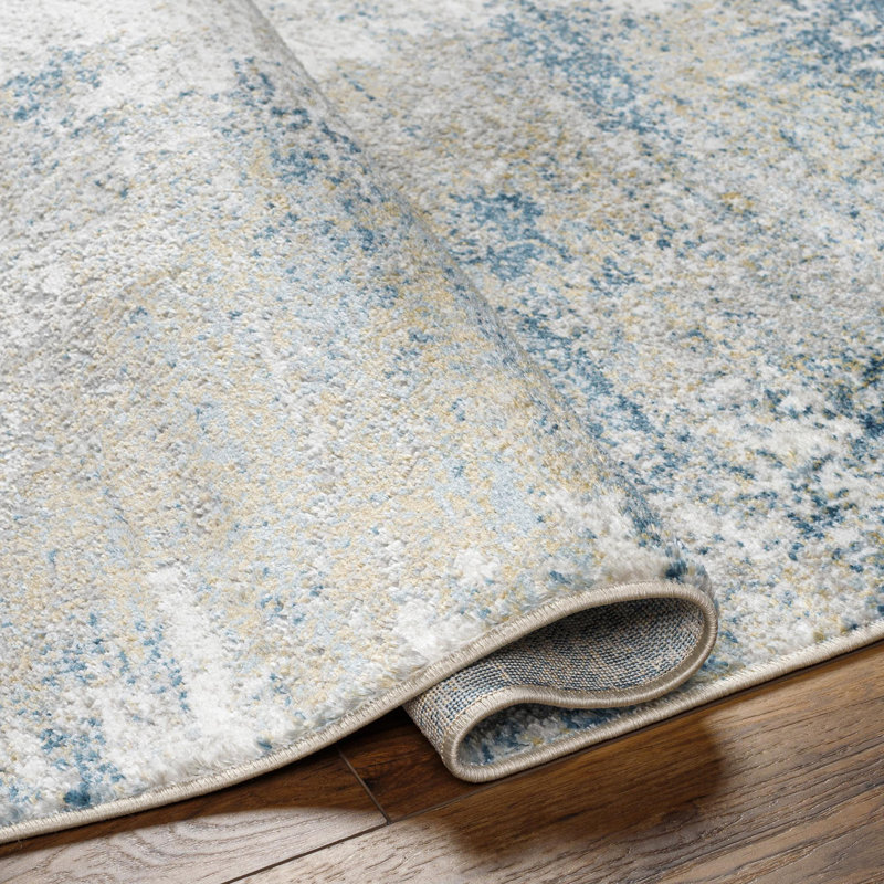 Tapis bleu Matteo, Rectangle 5 pi 3 po x 7 pi