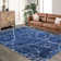 Moire Washable Abstract Indoor Rug