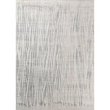 High-Quality Hand-Knotted Grey And Silver Area Rug