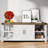 Farmhouse TV Stand For 65/60/55 Inchs, Mid Century Modern Entertainment Center With Storage Cabinets And Open Shelves, Wood TV Table Media Console For Living Room, Bedroom-591118377