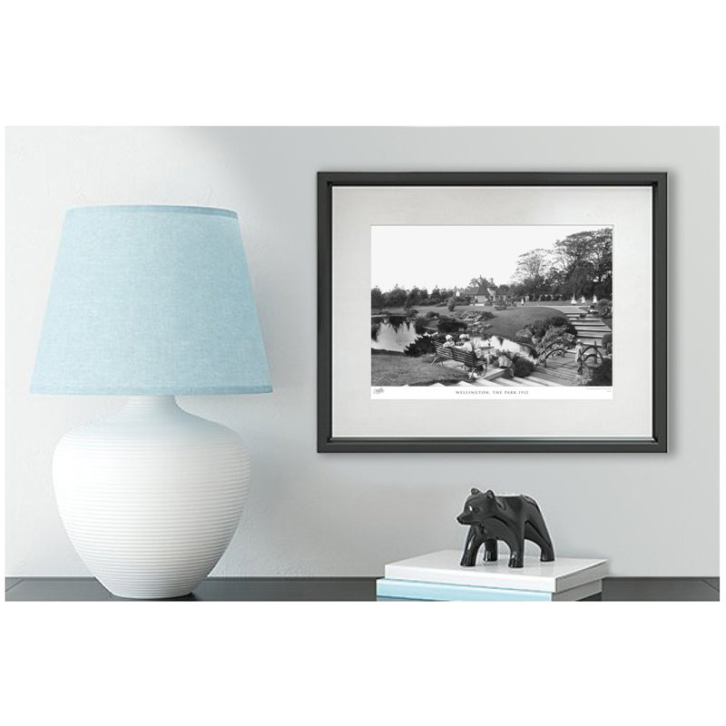 Wellington, The Park 1912 - Single Picture Frame Print, 28cm H x 36cm W x 2.3cm D