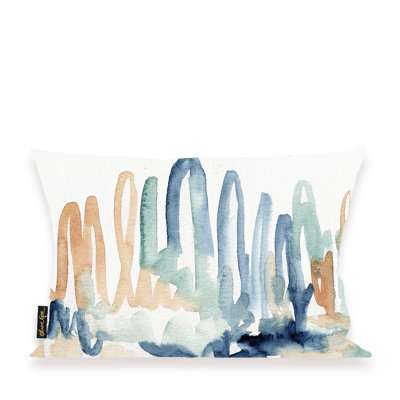  Seaglass Thoughts Lumbar Pillow