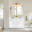 Meuble-lavabo double 54 po avec miroir Dejean-1610372077