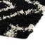 Tapis à poils longs noir et blanc Foundry Select-4746950