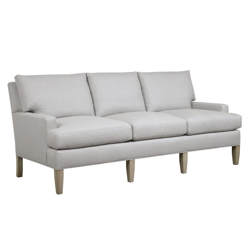Canapé à accoudoirs carrés 82 po Huntington, Gris