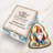 4'' Glass Hanging Figurine Ornament