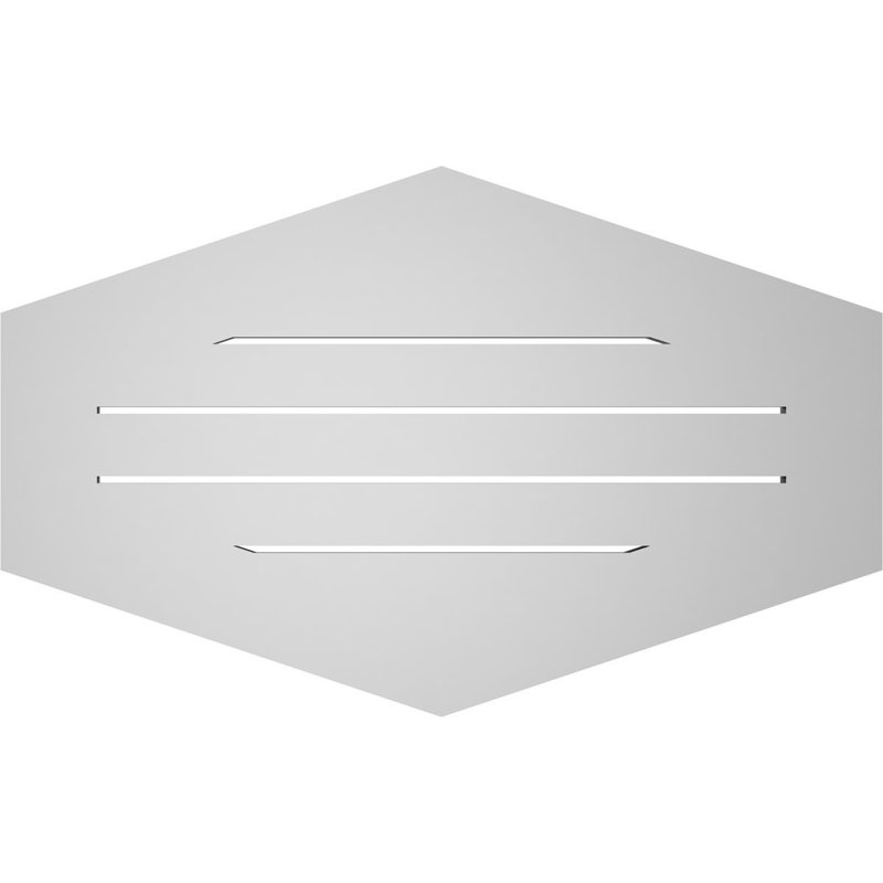 Pente verticale verticale en uréthane 4 pi, H 1 po x l 32 po x L 20 po