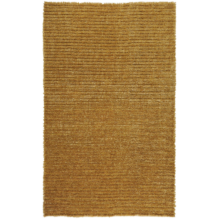 Tapis doré tissé à la main Etheridge