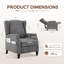 Kars Upholstered Fabric Recliner-134487619